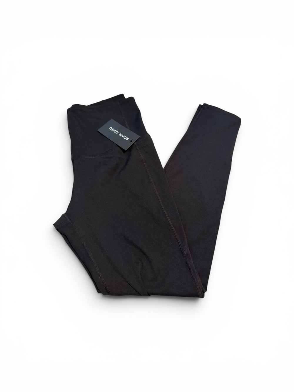 High-Waist Black Leggings by Roam Loud